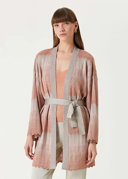 Кардиган вязки зигзагообразным узором Missoni, мультиколор