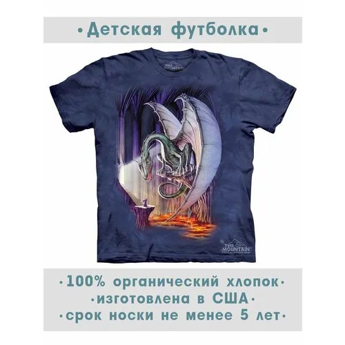 Футболка The Mountain, размер S-Y, фиолетовый