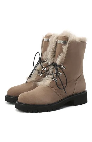 Замшевые ботинки Phillis Giuseppe Zanotti Design