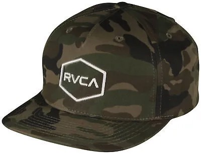 Кепка Snapback RVCA Commonwealth — классический камуфляж — новинка