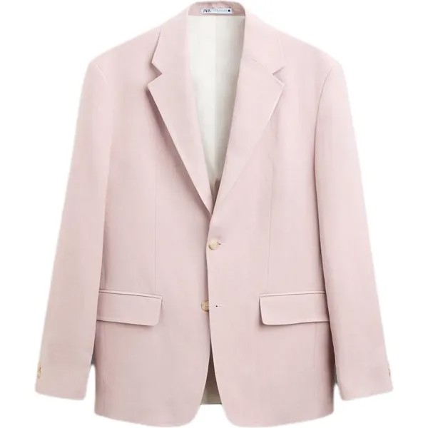 Деловой костюм мужской розовый Zara, розовый