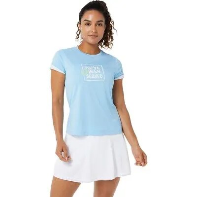 Женская теннисная футболка ASICS COURT GRAPHIC TEE 2042A212