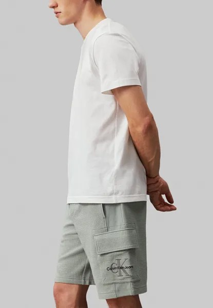 Спортивные брюки CALVIN KLEIN JEANS WAFFLE CARGO JOGGER SHORTS Calvin Klein, серый