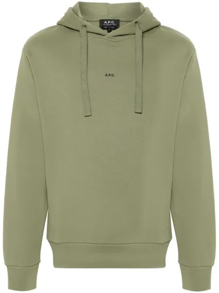 Худи Christina с логотипом A.P.C., зеленый