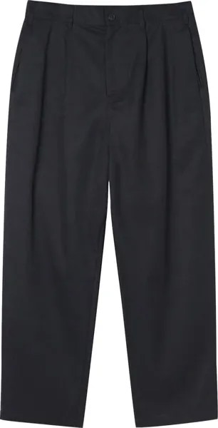 Брюки Stussy Volume Pleated Trouser 'Black', черный