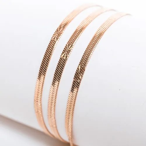 Бижутерия под золото Xuping Jewelry, цепочка под золото, медицинский сплав (медсплав), длина 45 см