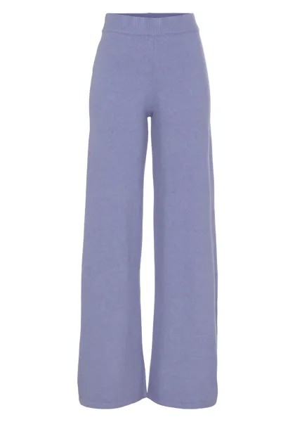Спортивные брюки LASCANA Strick, фиолетовый