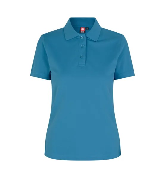 Поло IDENTITY Polo Shirt stretch, бирюзовый