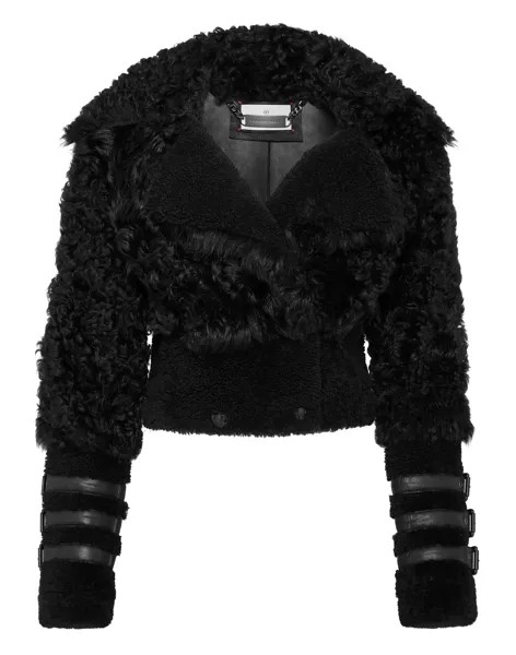 Дубленка Gothic Plein Philipp Plein, черный