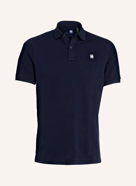 Рубашка поло G-Star RAW Piqué DUNDA Slim Fit, темно-синий