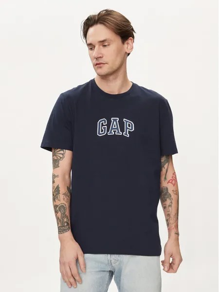 Футболка стандартного кроя Gap, синий