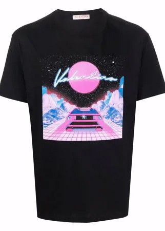 Valentino футболка с графичным принтом