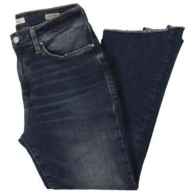 Женские укороченные джинсы-клеш Mavi Jeans Anika Denim со средней посадкой BHFO 1866