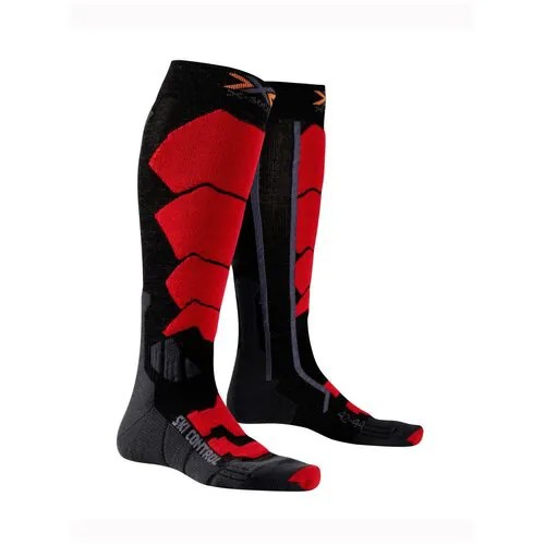 Носки  унисекс X-Socks, высокие, размер 45/47, красный