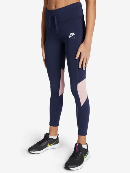 Легинсы для девочек Nike Air Dri-FIT, Синий