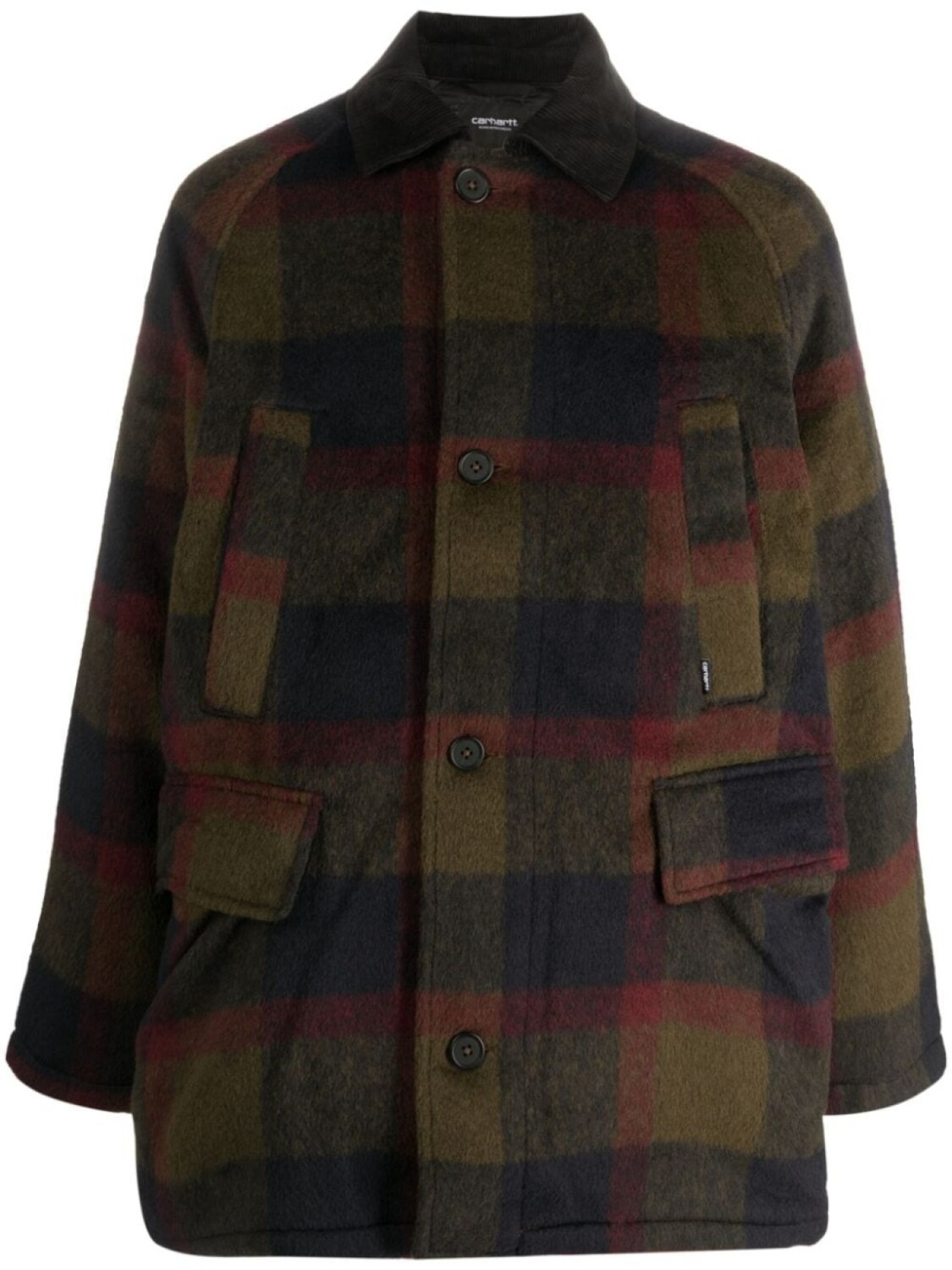 Carhartt WIP Beckley check-pattern cotton jacket, черный
