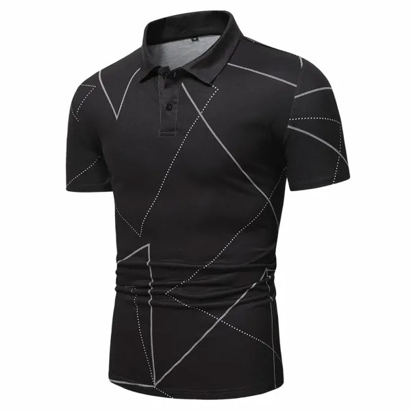 Для мужчины Рубашка-поло с геометрическим принтом