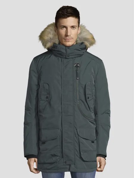 Парка мужская TOM TAILOR 1023629 зеленая L