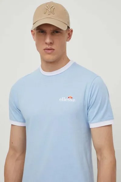 Хлопковая футболка Meduno T-Shirt Ellesse, синий