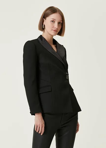 Двубортный пиджак Allsaints, черный