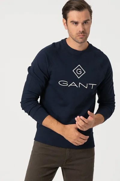 Толстовка с рукавами реглан и логотипом Gant, белый