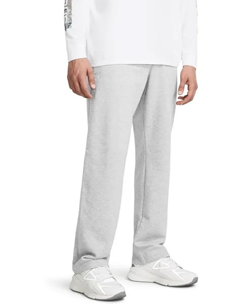 Брюки Under Armour Rival Fleece, цвет Mod Gray Light Heather/White