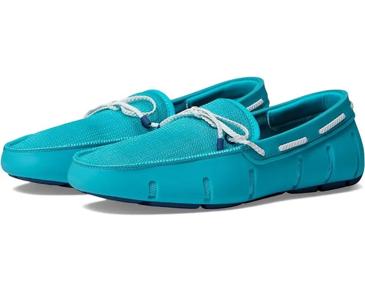 Лоферы SWIMS Braided Lace Loafer, цвет Cerulean