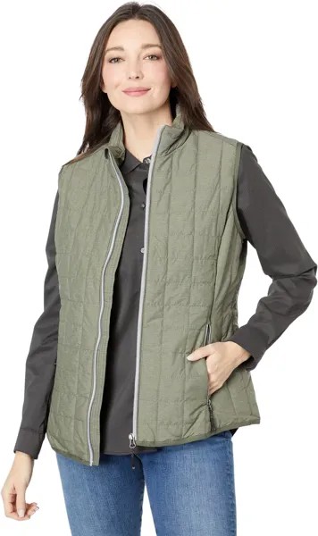 Rainier Primaloft Eco Жилет на молнии с полной молнией Cutter & Buck, цвет Poplar Melange