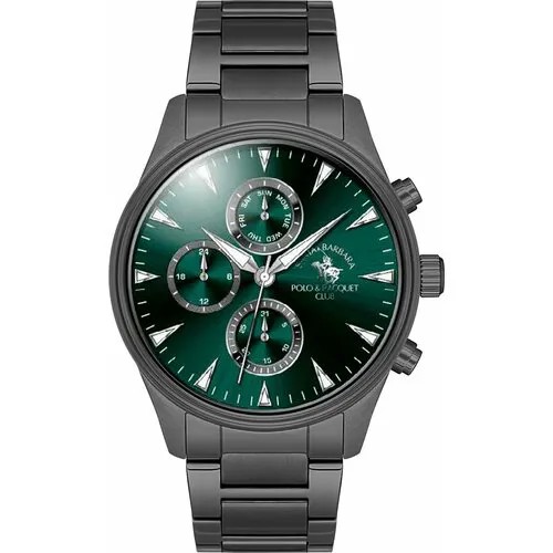 Наручные часы SANTA BARBARA POLO & RACQUET CLUB, черный, зеленый