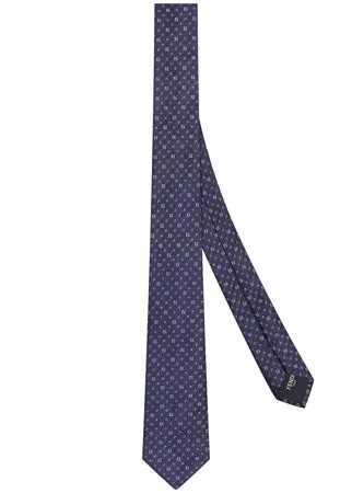 Fendi галстук с монограммой