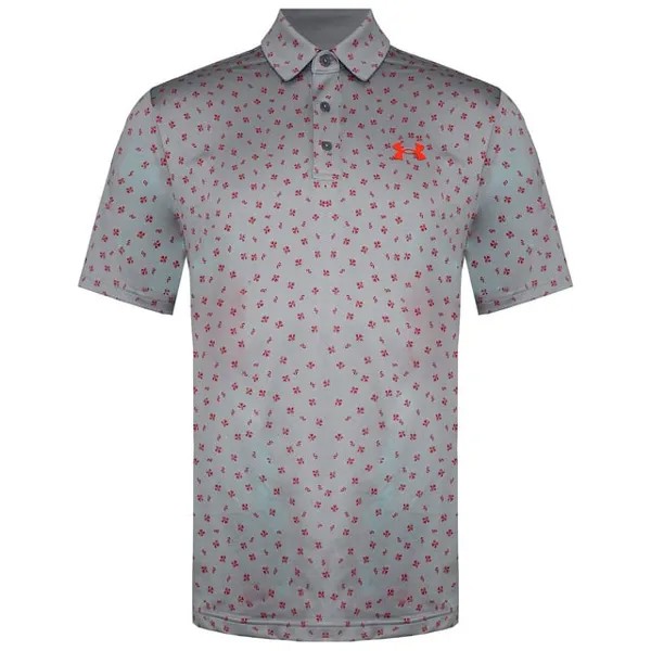 Мужская серая рубашка-поло Playoff 2 0 Under Armour, серый