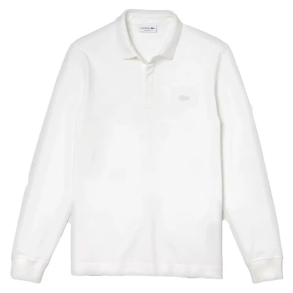 Рубашка поло с длинным рукавом Lacoste, белый
