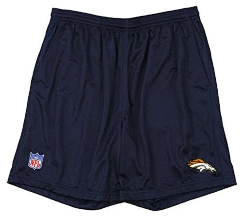 Мужские тренировочные шорты для тренеров Reebok NFL Denver Broncos, темно-синие