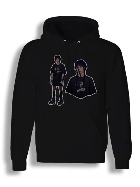 Худи унисекс СувенирShop Wednesday/Уэнсдэй/Венсдей 40 черное 3XL