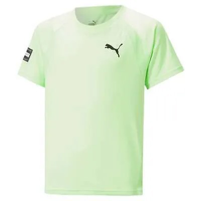 Спортивная футболка Puma Fit с круглым вырезом и коротким рукавом, молодежные повседневные топы для мальчиков размера L