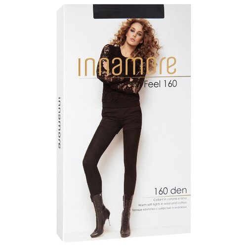 Колготки Innamore Feel 160 den, размер 5-XL, nero (черный)