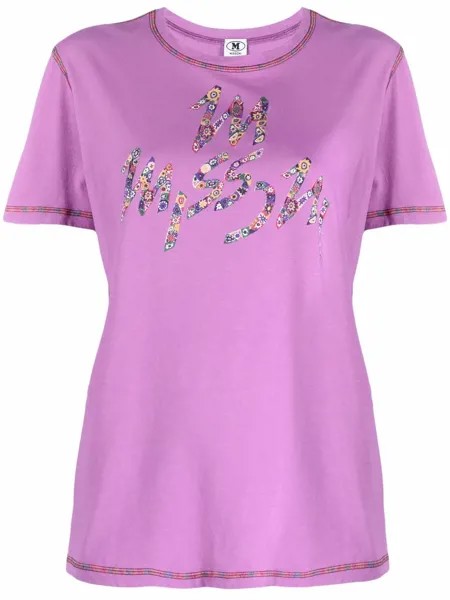 M Missoni floral-logo print T-shirt