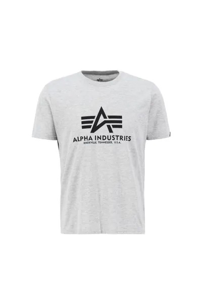 Футболка Alpha Industries, пестрый серый