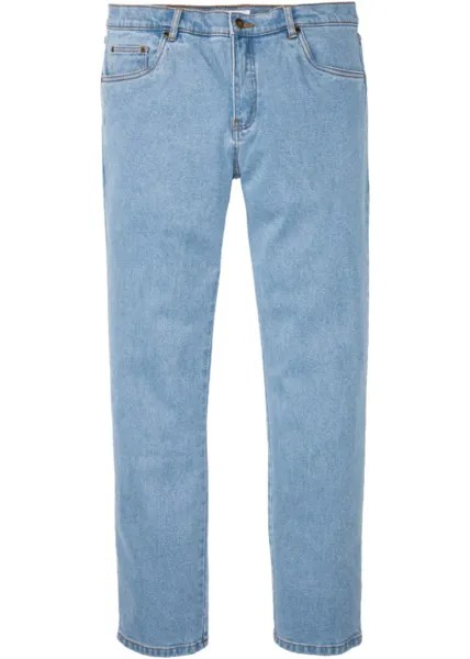 Прямые эластичные джинсы классического кроя John Baner Jeanswear, голубой