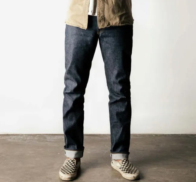 Джинсы Barton Slim Rigid в США, лот 1, цвет индиго Imogene + Willie