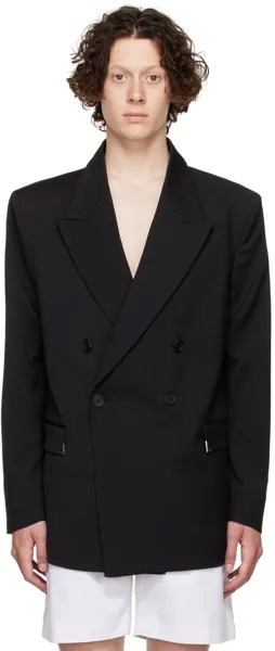 Черный пиджак свободного кроя Han Kjobenhavn
