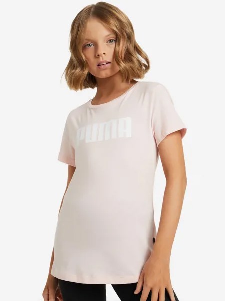 Футболка для девочек PUMA, Розовый