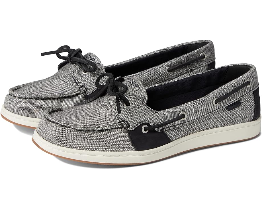 Топсайдеры Sperry Coastfish 1-Eye Two-Tone Chambray, черный