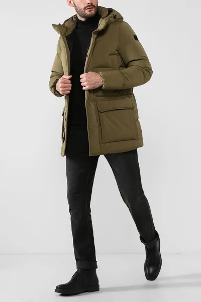 Парка мужская Woolrich CFWOOU0281MRUT2349 коричневая L