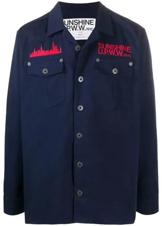 U.P.W.W. куртка-рубашка с вышитым логотипом