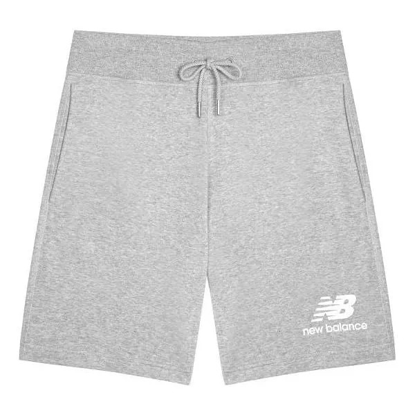 Шорты Essentials Stacked Logo костюм шорты New Balance, серый