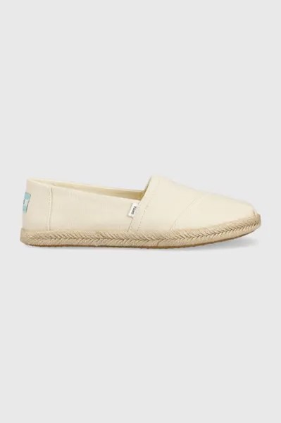 Эспадрильи Alpargata с веревкой Toms, бежевый