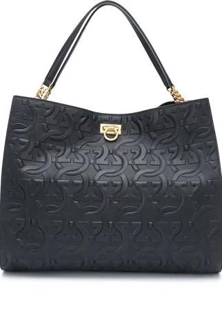 Salvatore Ferragamo сумка-тоут Trifolio среднего размера