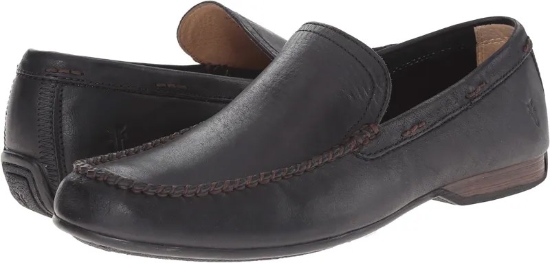 Лоферы Lewis Venetian Frye, цвет Black Oiled Vintage