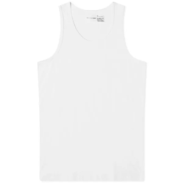 Жилет Comme Des Garçons Shirt X Sunspel, белый